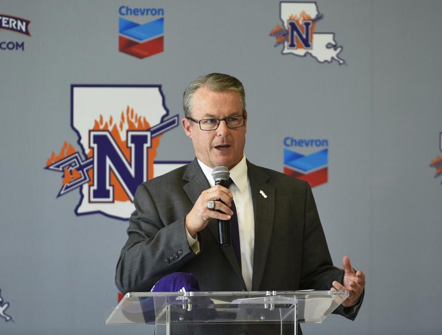 NSU’s Director of Athletics Greg Burke noted that athletic programs are always looking to overcome adversity.