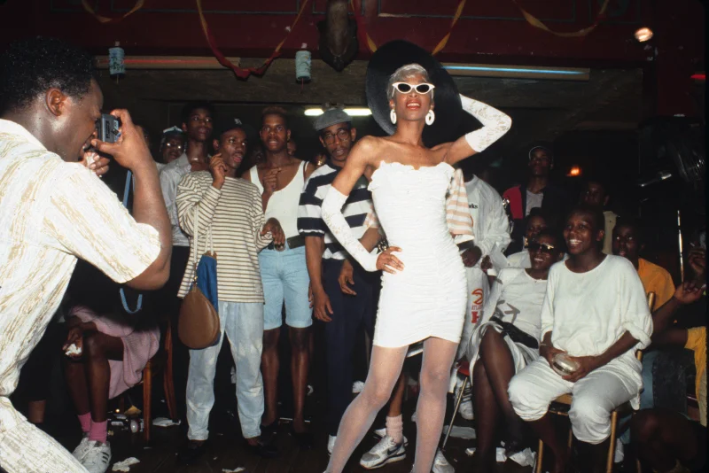Octavia St. Laurent at a New York drag ball in 1988.
