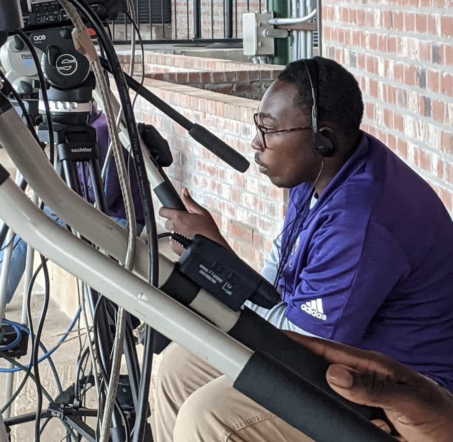 Students involved in Northwestern State of University of Louisiana athletics are taught how to use a camera to film games and use computer programs to keep record of stats in games.