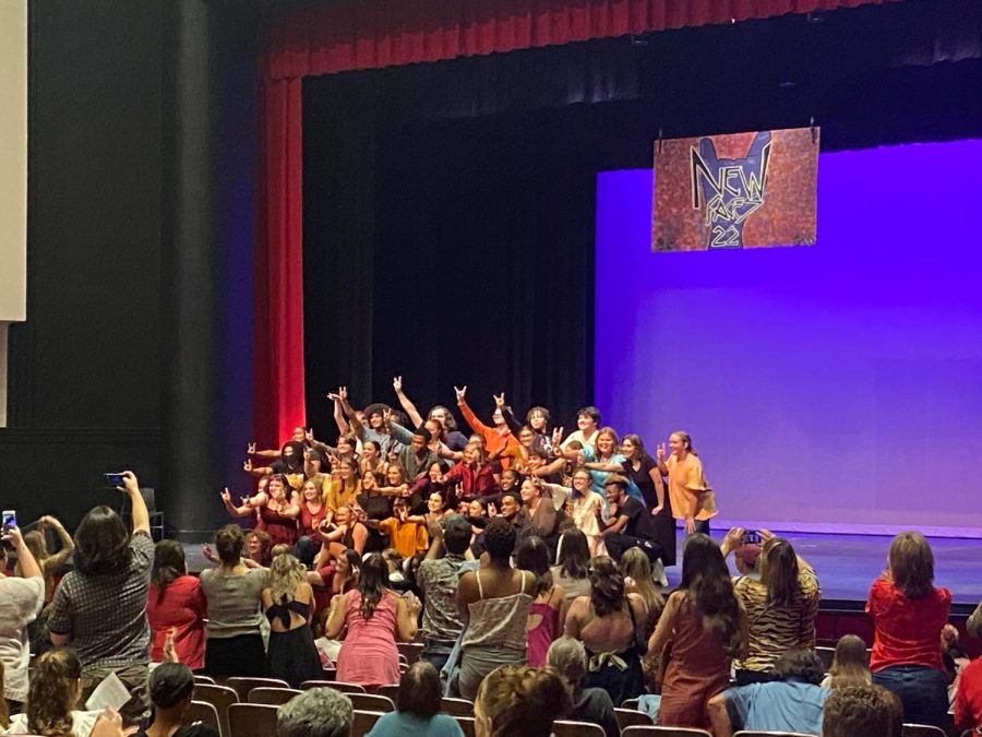 The night started with an introduction performance then throughout the night the performers showed their talent, creativity and ended on a “fork ‘em demons to the crowd to end their first performances of the year.