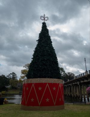 The Natchitoches Christmas Tree stands tall and undecorated as its community prepares to bring magic theyve prepared for this years Christmas celebration.