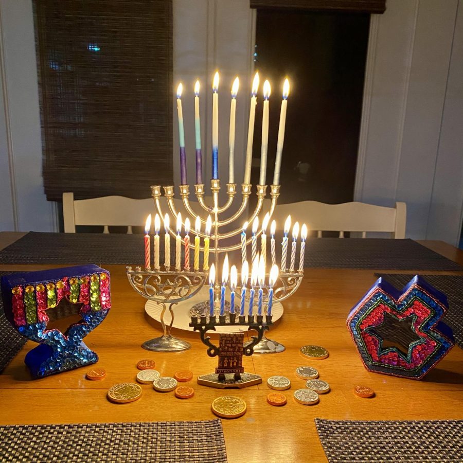 Menorahs are the center piece of Hanukkah.