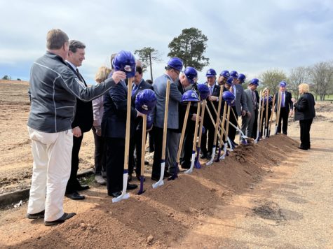 On March 14, 2023, white and purple shovels were lined up against the ground for fellow area legislators, special guests and Northwestern State University of Louisiana’s administration to mark the moment of a building that will serve the next generations of Demons.