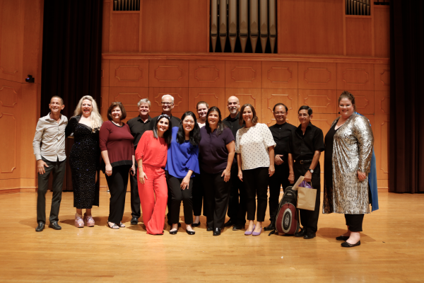 Various professors in the Department of Music performed their own pieces at the Faculty Showcase.