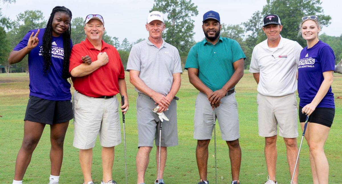 These locals have rallied together to participate in the Lady Demons basketball team’s annual golfing tournament.