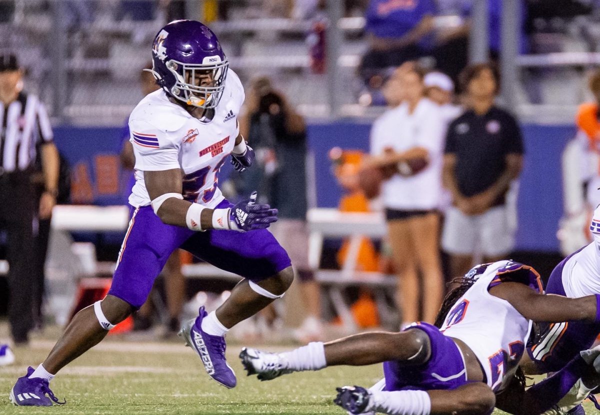 Due to Ronnie’s funeral arrangements on Friday and Saturday, Oct. 21 and 22, 2023 in Austin, Texas, NSU Demons will be playing today (Oct. 19, 2023) at the Harry Turpin Stadium at 7 p.m. against Southeastern Louisiana University.