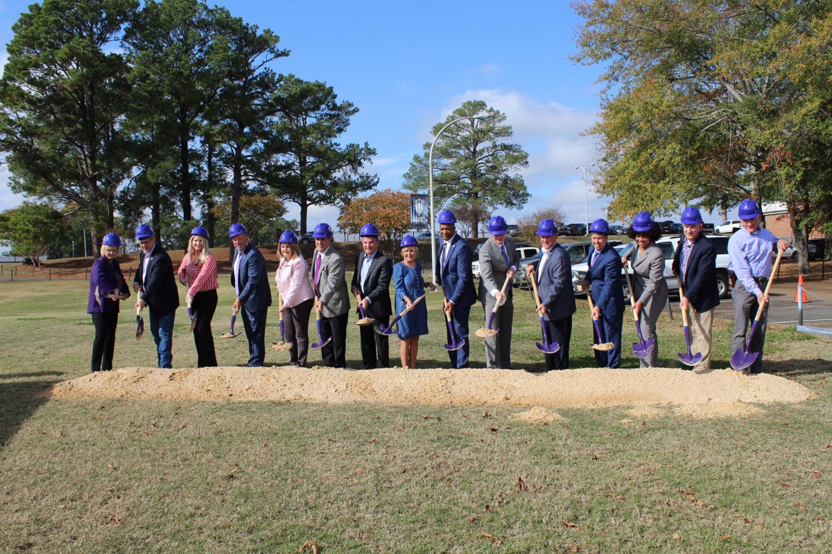 NSU community breaks the ground for the David and Sherry Morgan Health Performance Center, and are joined by Natchitoches and Louisiana officials.