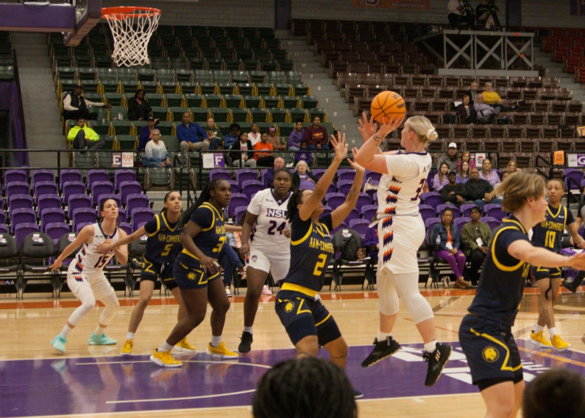 This past weekend, the Lady Demons won 69-66 against Texas A&M Commerce.