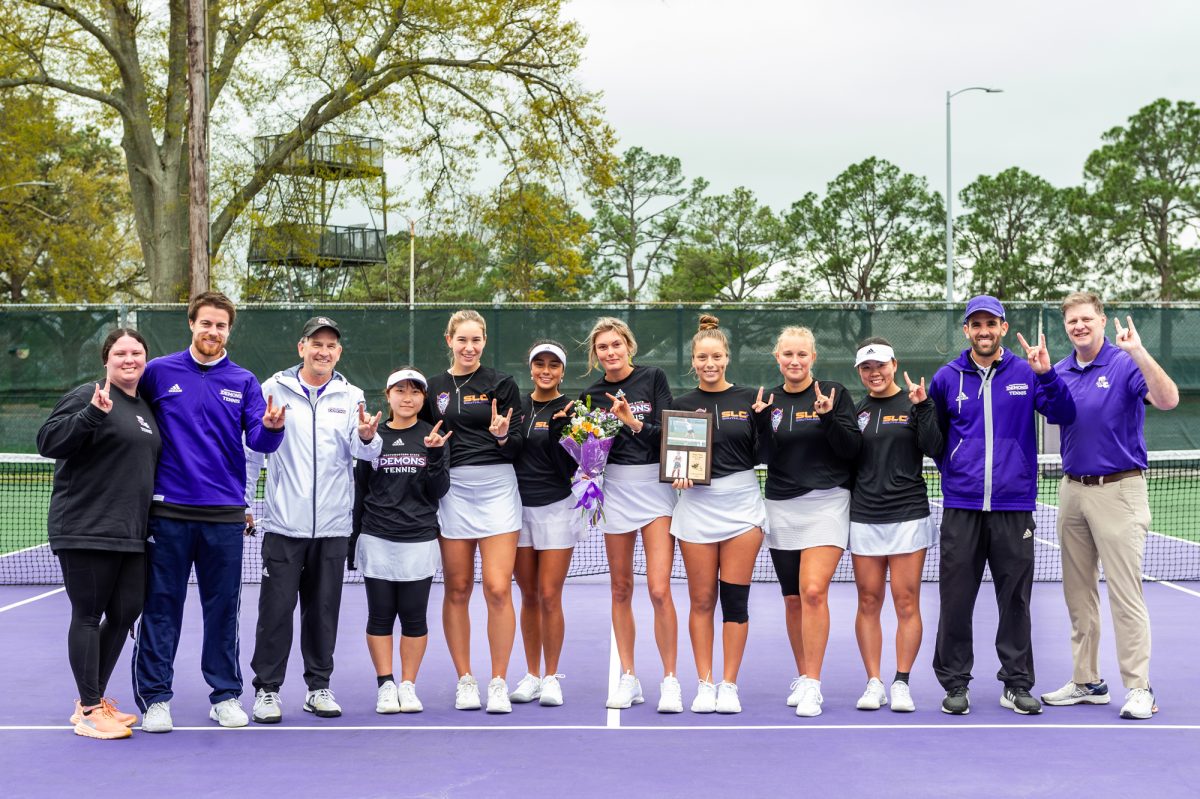 The+Lady+Demons+Tennis+team+concluded+their+season+with+a+loss+against+McNeese.+