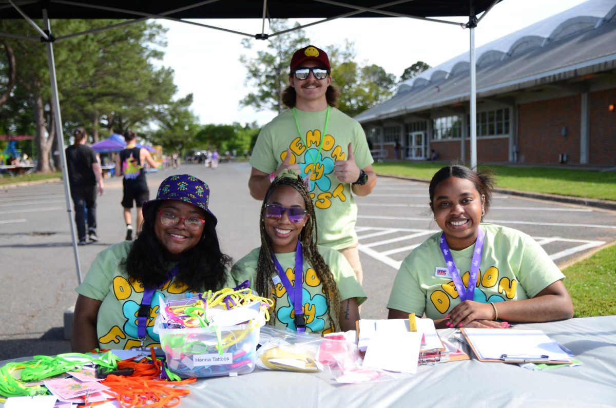 KNWD and the University Programing Council start Demon Fest with organizations offering activities at their tables, food and games while students wait for the headliners.