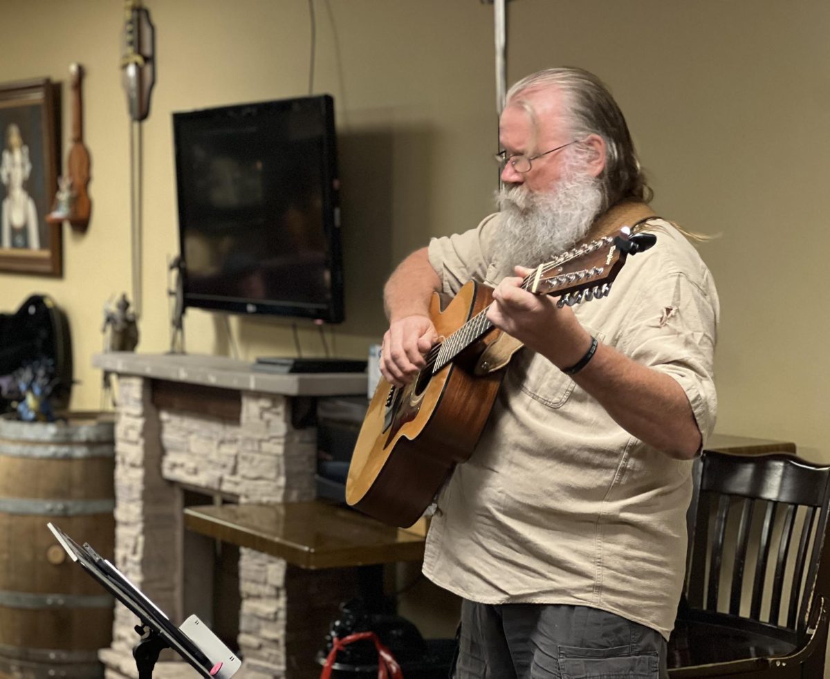 Storybrew Coffee Cafe hosted an open mic night allowing Natchitoches residents and NSU students to showcase their talents. 