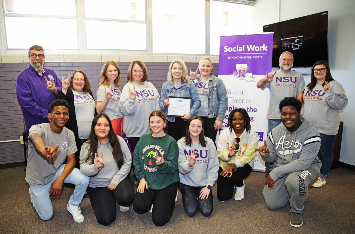 The Department of Social Work celebrates their reaccreditation.