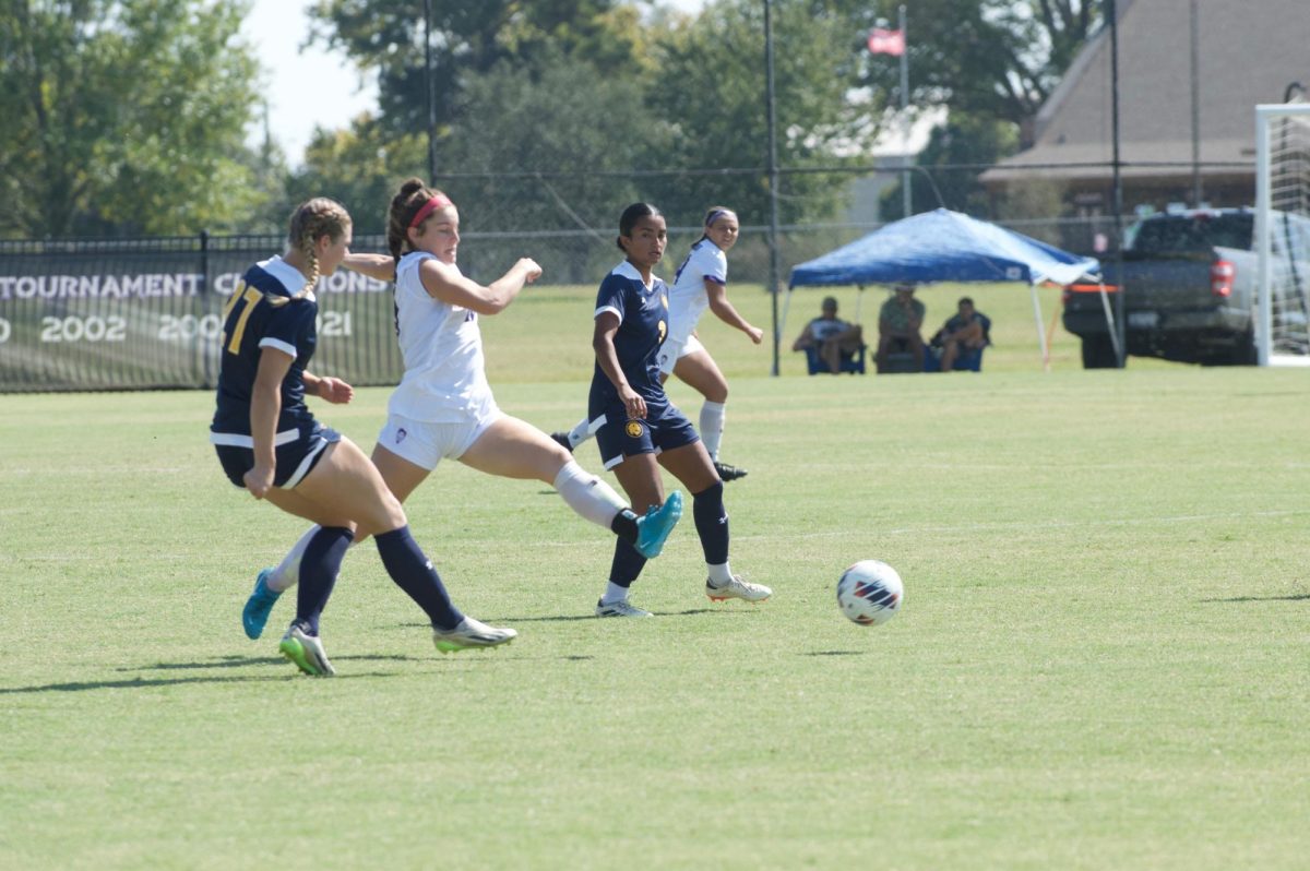 The Lady Demons soccer team played against Texas A&M University-Commerce on Oct. 13.