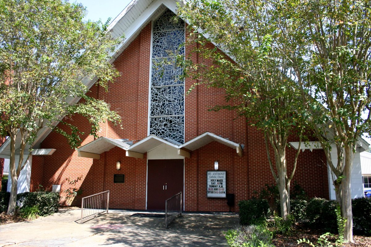 St. Anthony Catholic Church, located on 5th Street in Natchitoches, serves as a designated voting site, welcoming the community during Election Day.