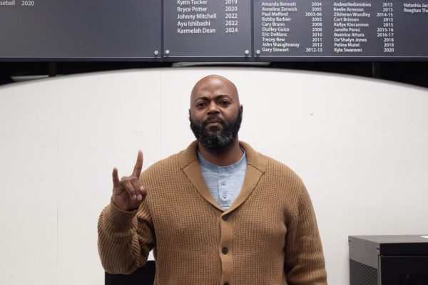 Ventric Fletcher, assistant athletic director for student-athlete development, explained the role Black History Month has on athletics.