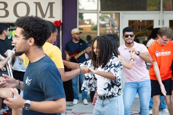 First Year Experience and the International Student Resource Center at NSU hosted the Demon Days event, “No Time for a Siesta, We’re Having a Fiesta.”
