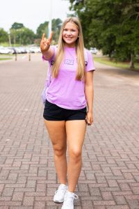 Students across campus showcasing their Demon pride!