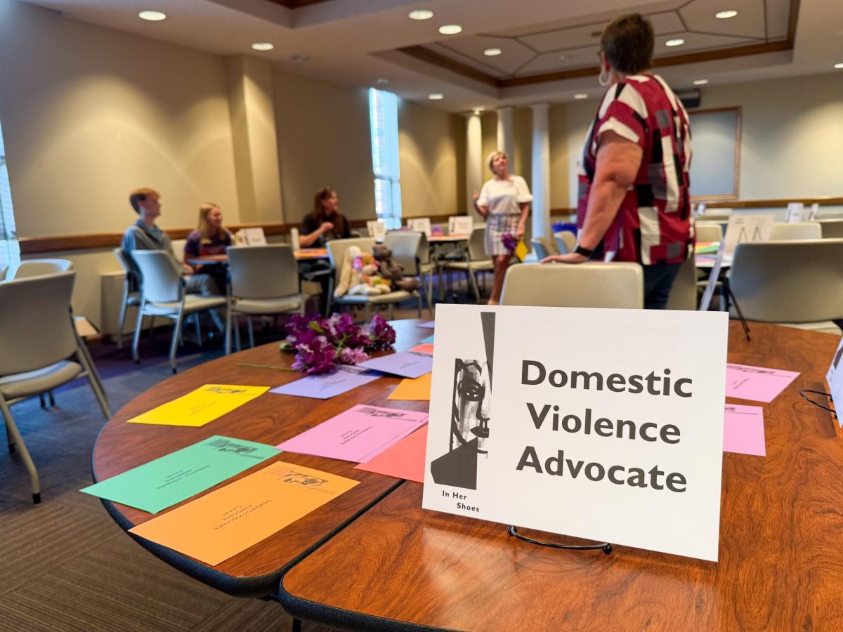 Following the event, each attendee shared their experience after reading and following a domestic violence scenario from a first-person point of view. 