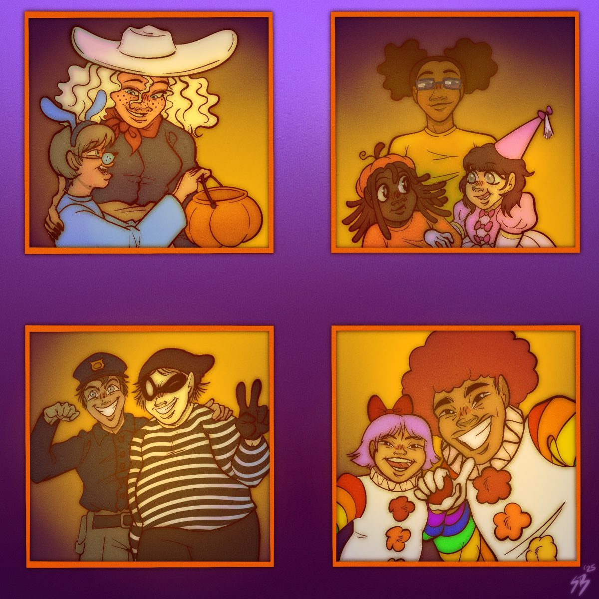 Walk in groups with at least one adult if you’re Trick-or-Treating on foot, and look out for people and pets on the roads if you’re Trunk-or-Treating.