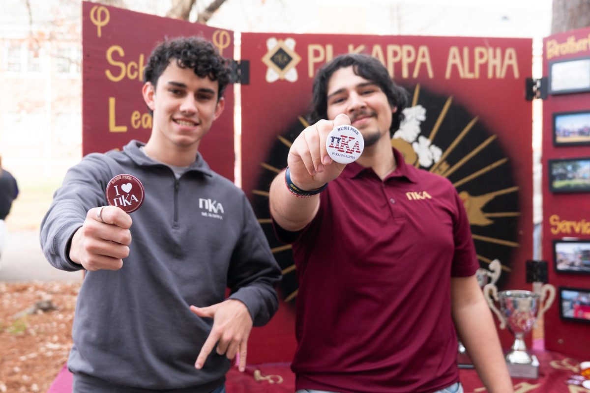 On the first day of Northwestern State University’s 2026 Spring semester, various Greek Life organizations participated in a “Meet & Greek” on Kyser Brickway to inform students who are interested in Greek Life.