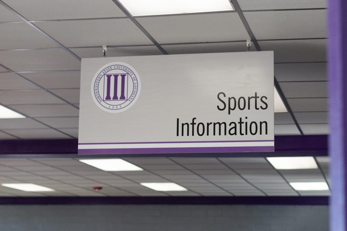 The Northwestern State University Sports Information Department is located in Prather Coliseum. 