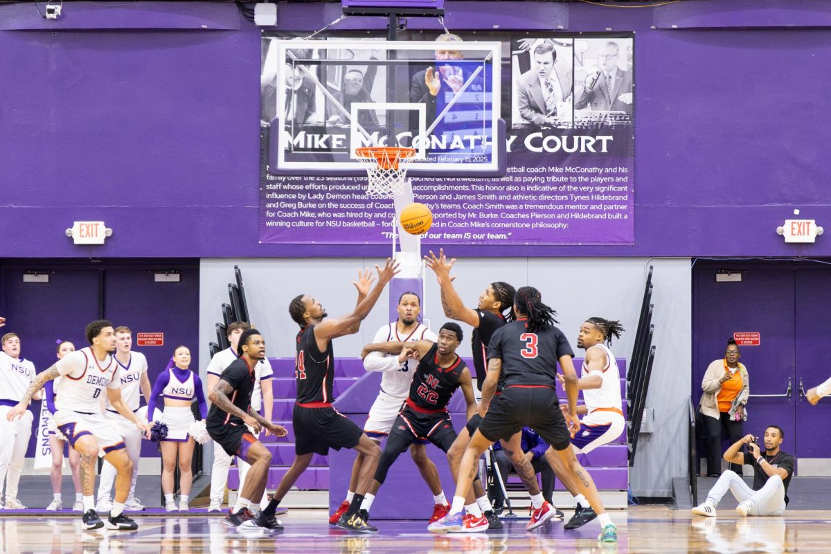 On Monday, Feb. 2, 2026, the Northwestern State University Demons lost against Nicholls State University 72-68.