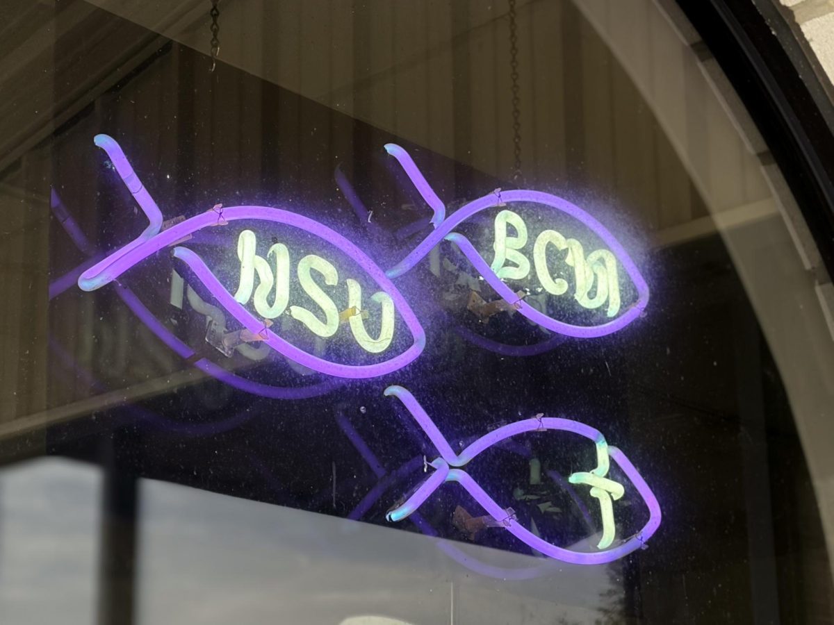 Northwestern State University of Louisiana's Baptist Collegiate Ministry is one of the many religious organizations on campus that participate in a night of collaborative worship, where students of all denominations come together to praise.
