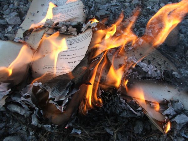 Ray Bradbury's 1953 novel "Fahrenheit 451" models a dystopia in which books and the different opinions they contain have been outlawed to prevent the violence of individuality.
